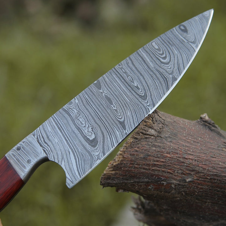 Chef knife. - Stellar Chef's Knife with Exotic Wenge Wood Handle - Shokunin USA