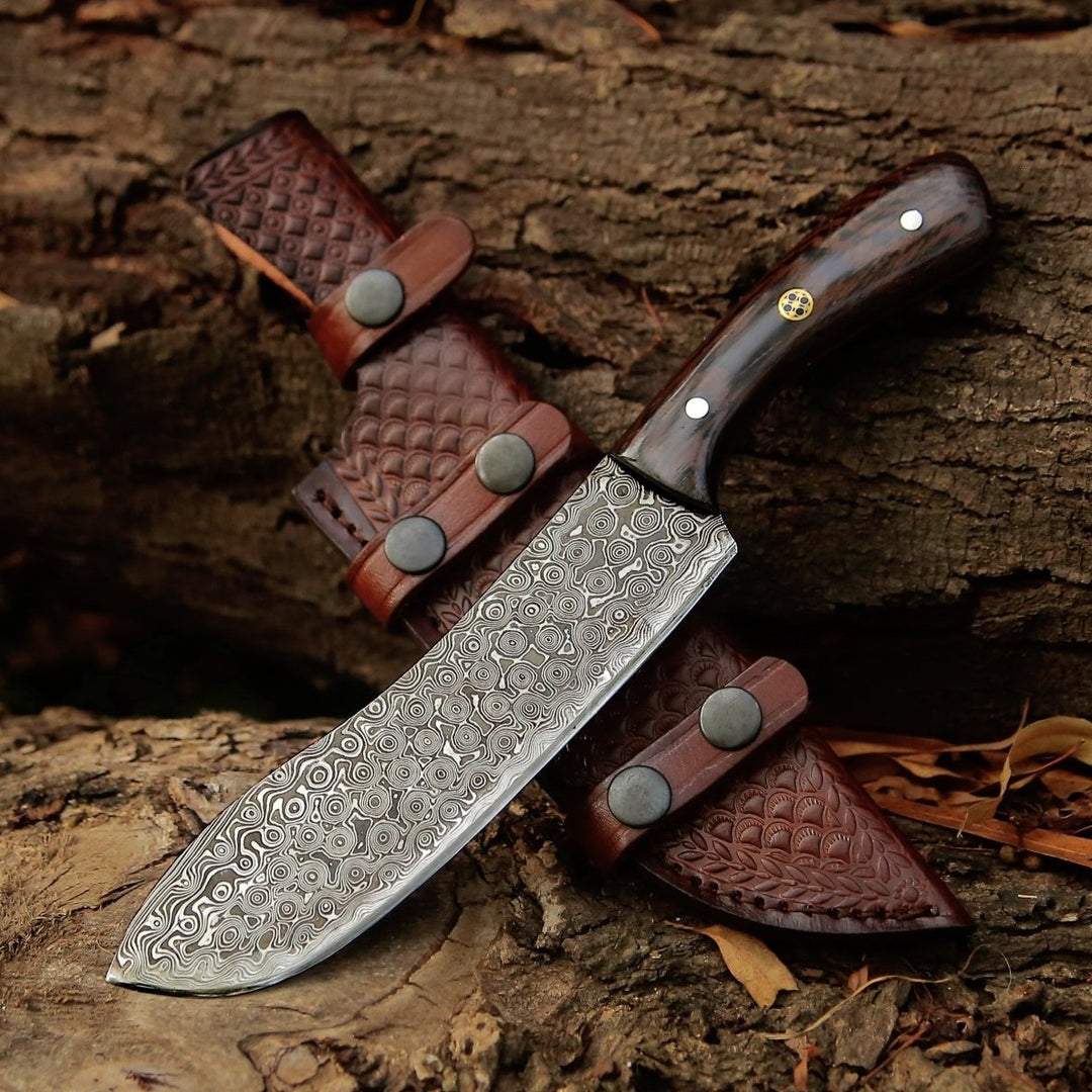 Chef Knife - Super Cut Damascus Chef's Knife with Exotic Wenge Wood Handle - Shokunin USA