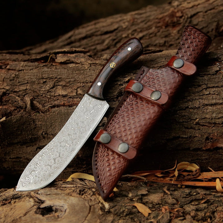 Chef Knife - Super Cut Damascus Chef's Knife with Exotic Wenge Wood Handle - Shokunin USA