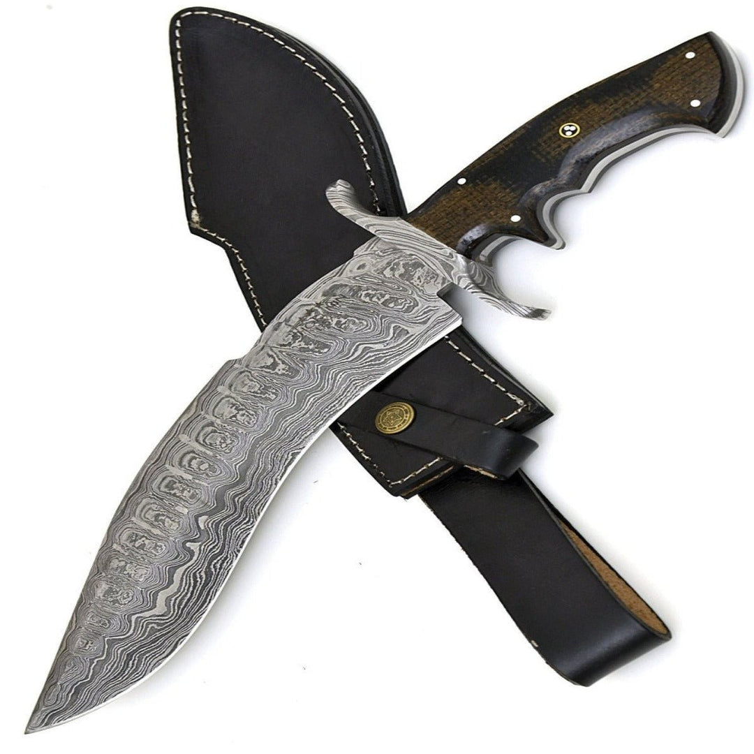 Valor Bowie Knife with Micarta Handle - Shokunin USA