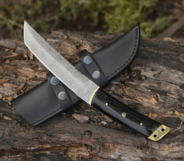 Vortex Tanto Knife with Horn Handle - Shokunin USA