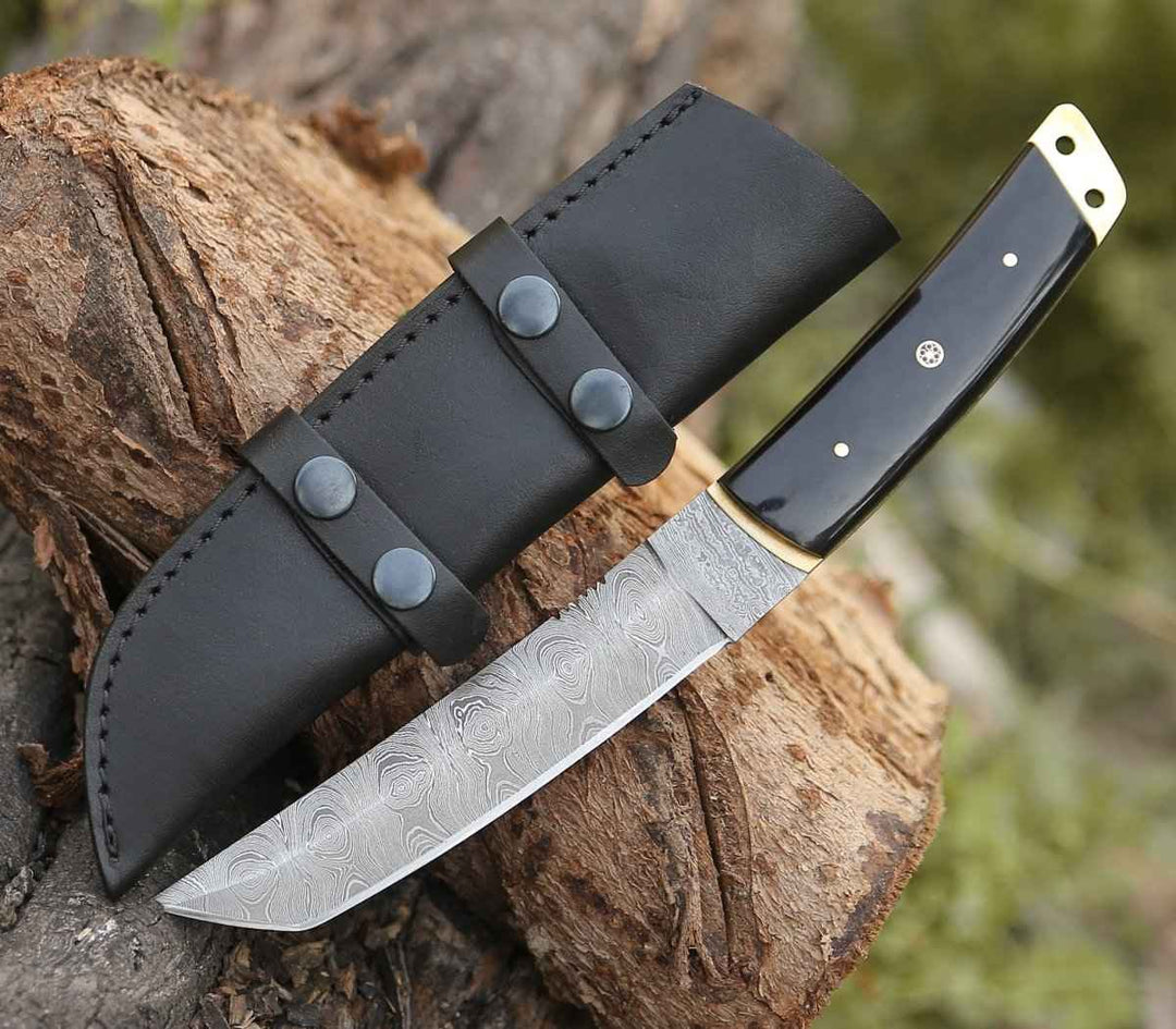 Vortex Tanto Knife with Horn Handle - Shokunin USA